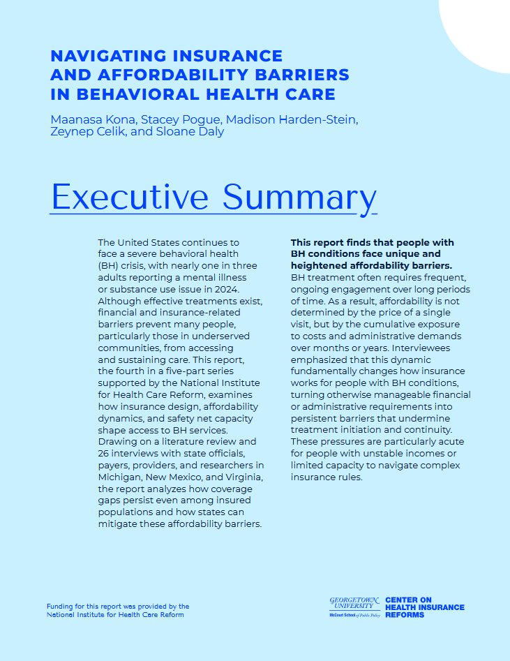 report summary cover